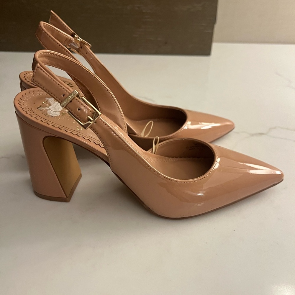 Elegant Nude Slingback Heels